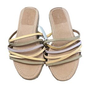 MADEWELL The Kathryn Espadrille Slide Sandal 5.5